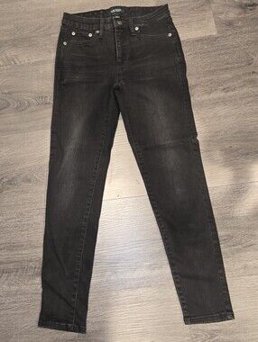 Ralph Lauren High-Rise Black Jeans